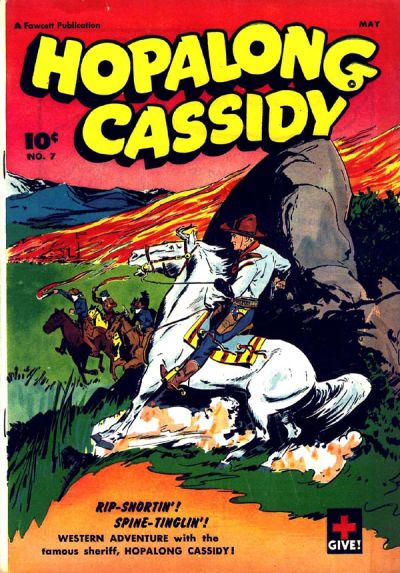 Cover for Hopalong Cassidy (Fawcett, 1943 series) #7