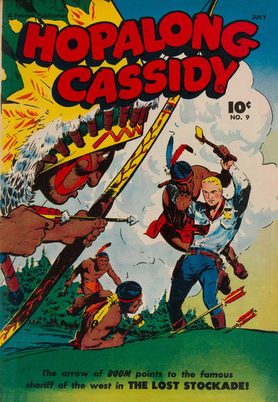 Cover for Hopalong Cassidy (Fawcett, 1943 series) #9