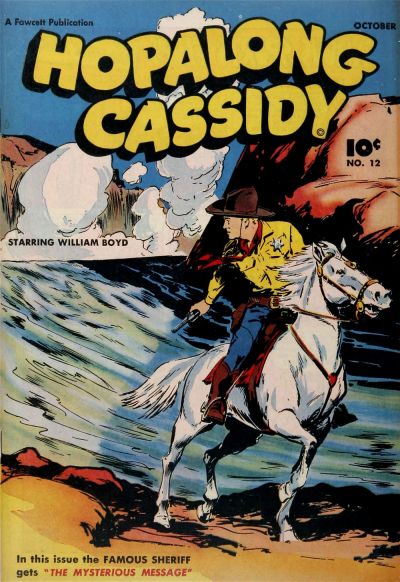 Cover for Hopalong Cassidy (Fawcett, 1943 series) #12