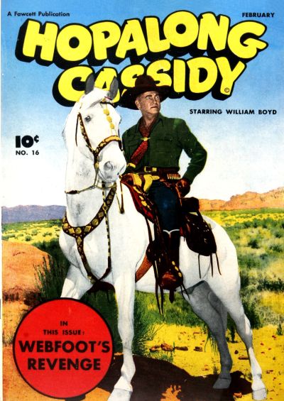 Cover for Hopalong Cassidy (Fawcett, 1943 series) #16