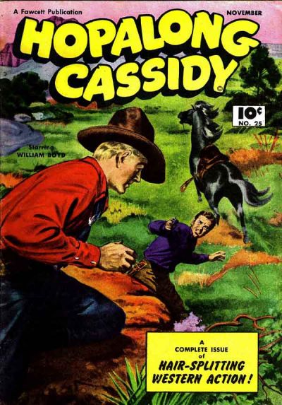 Cover for Hopalong Cassidy (Fawcett, 1943 series) #25