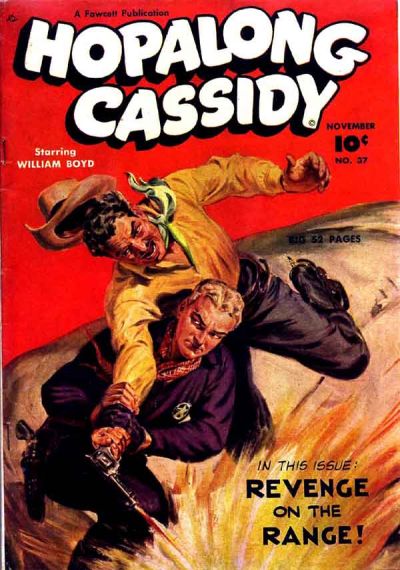 Cover for Hopalong Cassidy (Fawcett, 1943 series) #37
