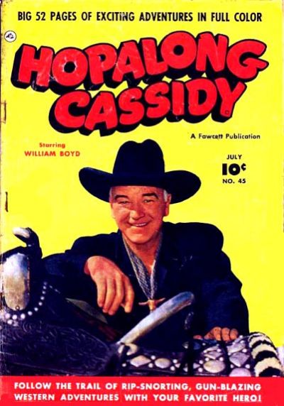 Cover for Hopalong Cassidy (Fawcett, 1943 series) #45