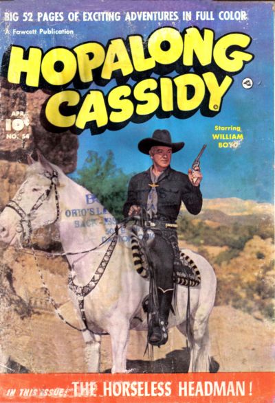 Cover for Hopalong Cassidy (Fawcett, 1943 series) #54