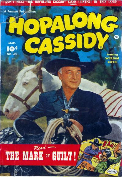 Cover for Hopalong Cassidy (Fawcett, 1943 series) #65