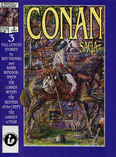 Cover for Conan Saga (Marvel, 1987 series) #3 [Direct]