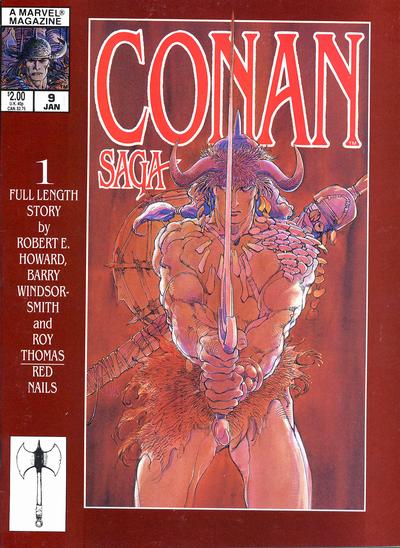 Cover for Conan Saga (Marvel, 1987 series) #9