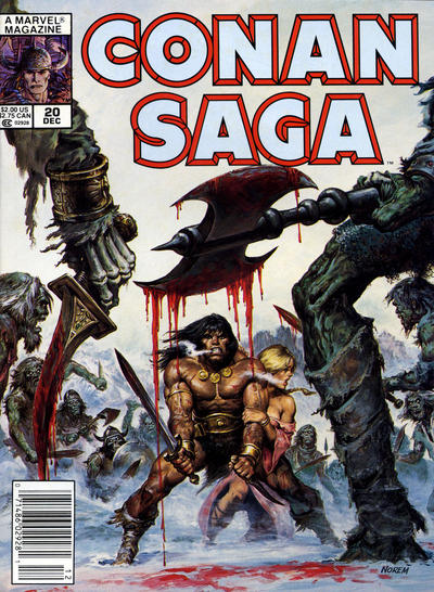 Cover for Conan Saga (Marvel, 1987 series) #20 [Newsstand]