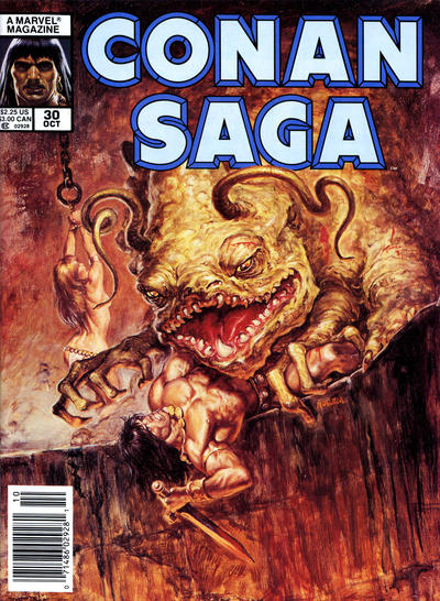 Cover for Conan Saga (Marvel, 1987 series) #30