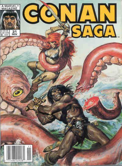Cover for Conan Saga (Marvel, 1987 series) #31