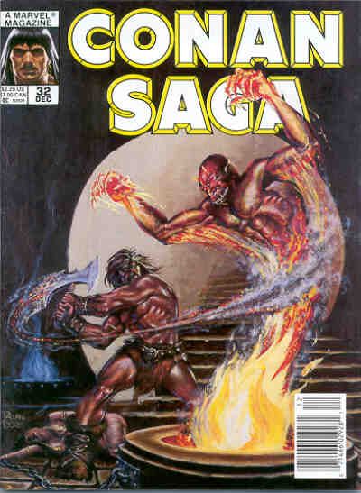 Cover for Conan Saga (Marvel, 1987 series) #32