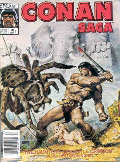 Cover for Conan Saga (Marvel, 1987 series) #36