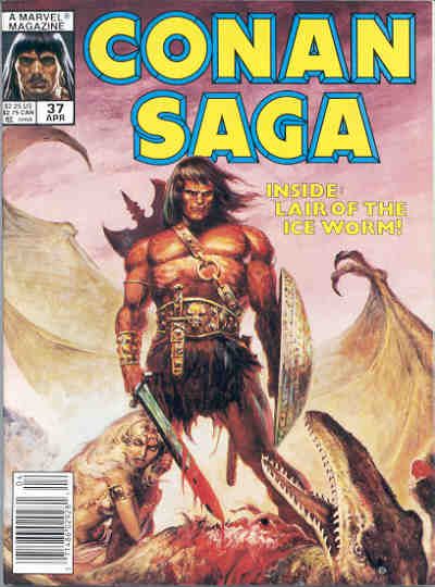 Cover for Conan Saga (Marvel, 1987 series) #37