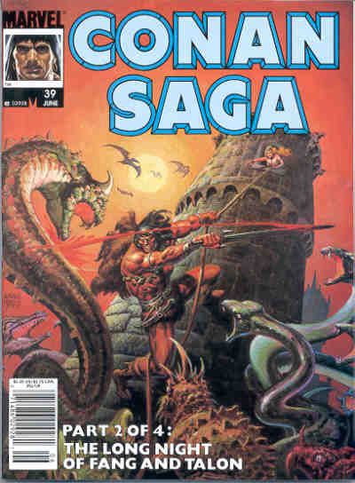 Cover for Conan Saga (Marvel, 1987 series) #39