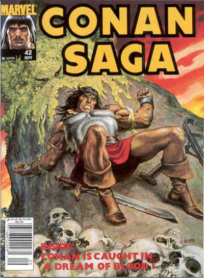 Cover for Conan Saga (Marvel, 1987 series) #42