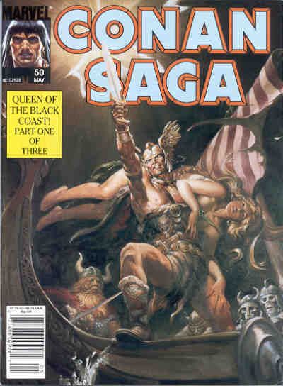 Cover for Conan Saga (Marvel, 1987 series) #50
