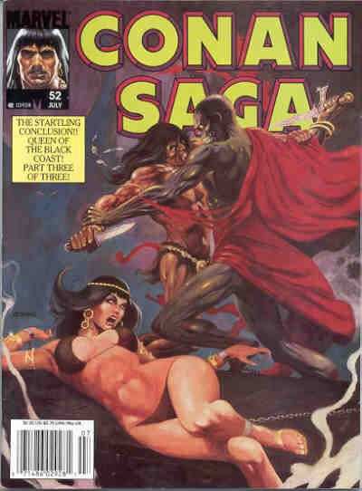 Cover for Conan Saga (Marvel, 1987 series) #52