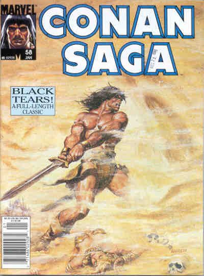 Cover for Conan Saga (Marvel, 1987 series) #58