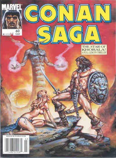 Cover for Conan Saga (Marvel, 1987 series) #60