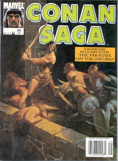 Cover for Conan Saga (Marvel, 1987 series) #66 [Newsstand]