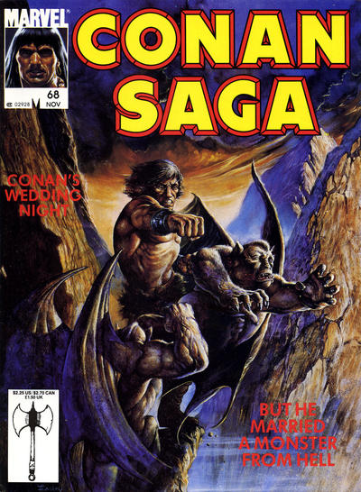 Cover for Conan Saga (Marvel, 1987 series) #68 [Direct]