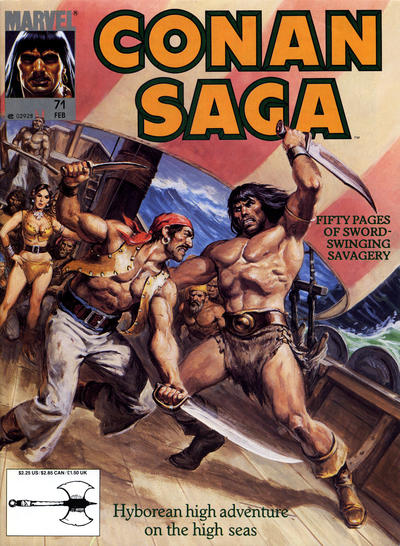 Cover for Conan Saga (Marvel, 1987 series) #71