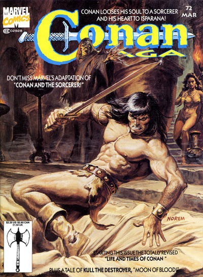 Cover for Conan Saga (Marvel, 1987 series) #72 [Direct]