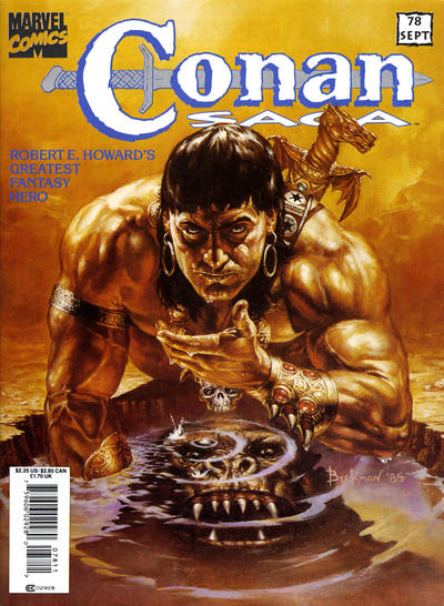Cover for Conan Saga (Marvel, 1987 series) #78