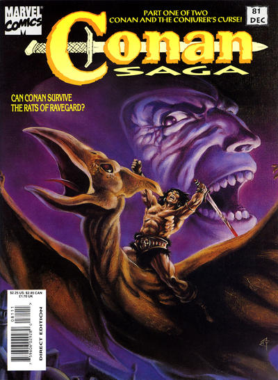 Cover for Conan Saga (Marvel, 1987 series) #81