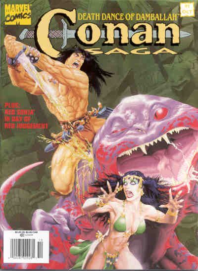 Cover for Conan Saga (Marvel, 1987 series) #91