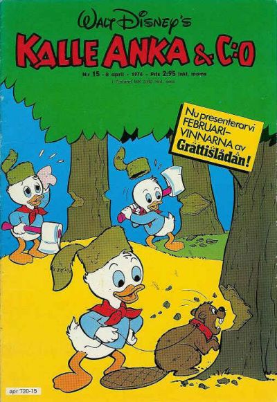 Cover for Kalle Anka & C:o (Hemmets Journal, 1957 series) #15/1976