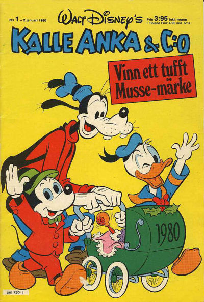 Cover for Kalle Anka & C:o (Hemmets Journal, 1957 series) #1/1980