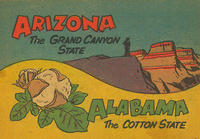 Cover Thumbnail for Arizona the Grand Canyon State & Alabama the Cotton State (Vital Publications, 1954 series) 