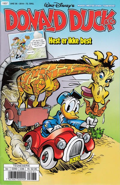 Cover for Donald Duck & Co (Hjemmet / Egmont, 1948 series) #36/2019