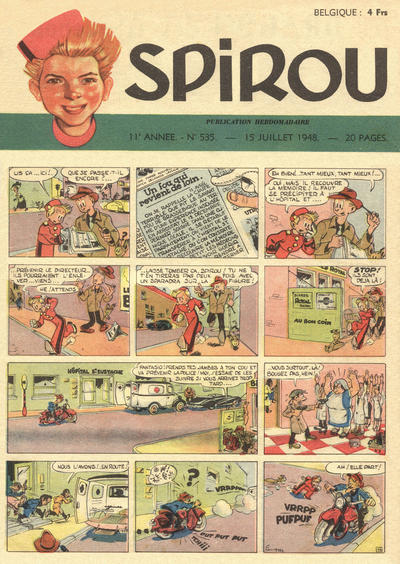 Cover for Spirou (Dupuis, 1947 series) #535