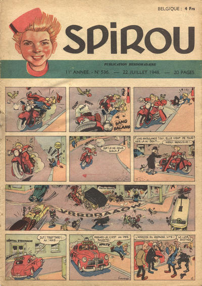 Cover for Spirou (Dupuis, 1947 series) #536