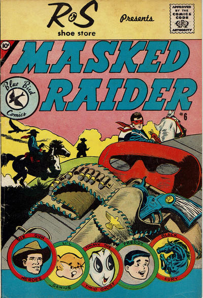 Cover for Masked Raider (Charlton, 1959 series) #6 [R & S Shoe Store]