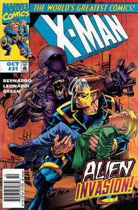 Cover for X-Man (Marvel, 1995 series) #31 [Newsstand]