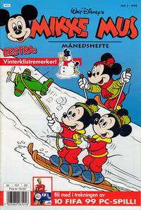 Cover Thumbnail for Mikke Mus Månedshefte (Hjemmet / Egmont, 1997 series) #3/1999