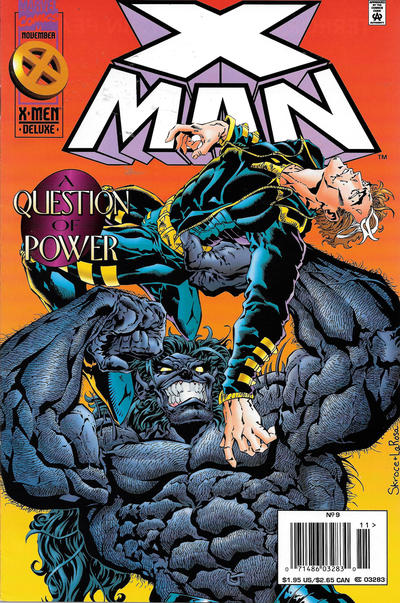 Cover for X-Man (Marvel, 1995 series) #9 [Newsstand]