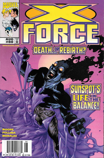 Cover for X-Force (Marvel, 1991 series) #80 [Newsstand]