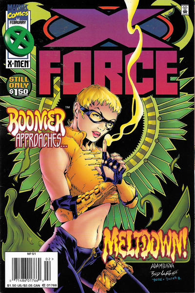 Cover for X-Force (Marvel, 1991 series) #51 [Newsstand]