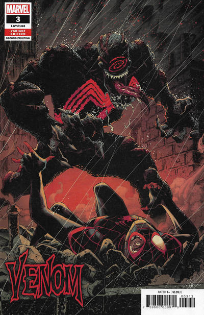 Cover for Venom (Marvel, 2018 series) #3 (168) [Second Printing - Ryan Stegman Cover]