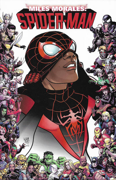 Cover for Miles Morales: Spider-Man (Marvel, 2019 series) #9 (249) [Ferry 80th Frame]