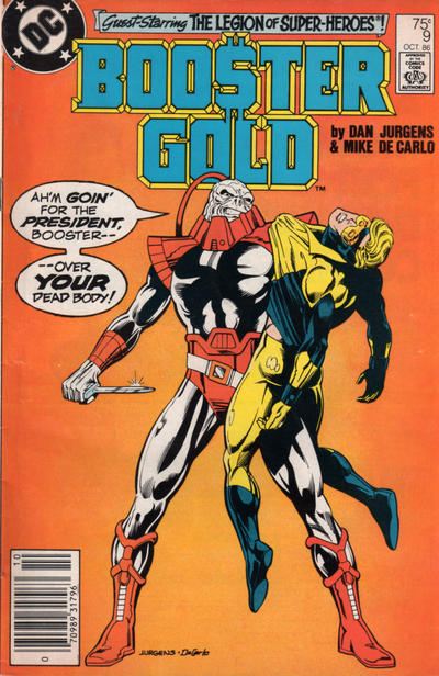 Cover for Booster Gold (DC, 1986 series) #9 [Newsstand]