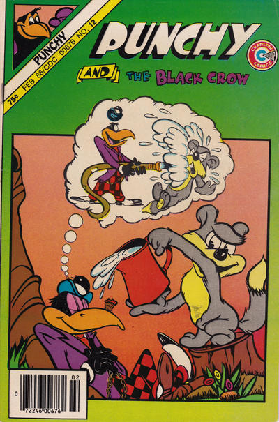 Cover for Punchy and the Black Crow (Charlton, 1985 series) #12 [Newsstand]