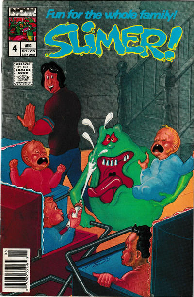 Cover for Slimer! (Now, 1989 series) #4 [Newsstand]