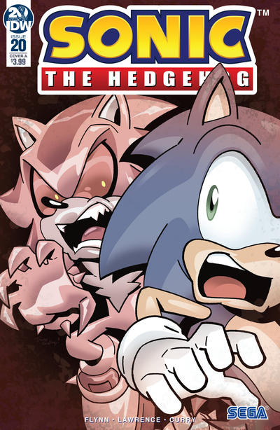 Cover for Sonic the Hedgehog (IDW, 2018 series) #20 [Cover A - Tracy Yardley]