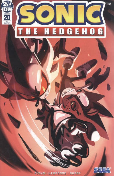 Cover for Sonic the Hedgehog (IDW, 2018 series) #20 [Cover RI - Nathalie Fourdraine]