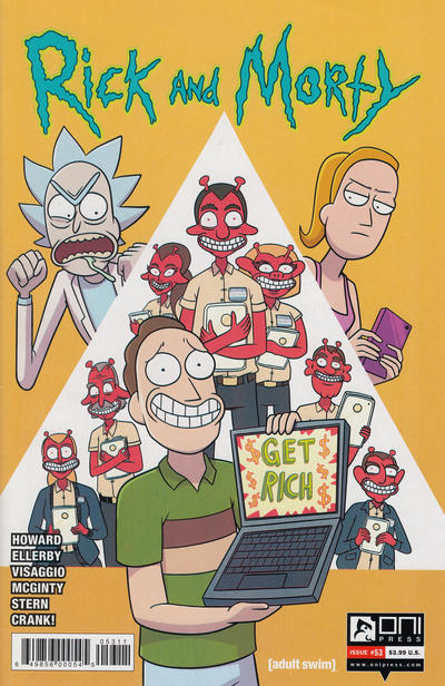 Cover for Rick and Morty (Oni Press, 2015 series) #53 [Cover A]